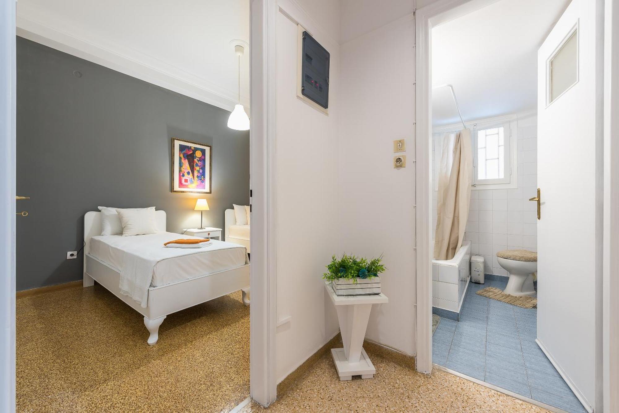 Private Rooms Athens - Shared Bathroom Rom bilde