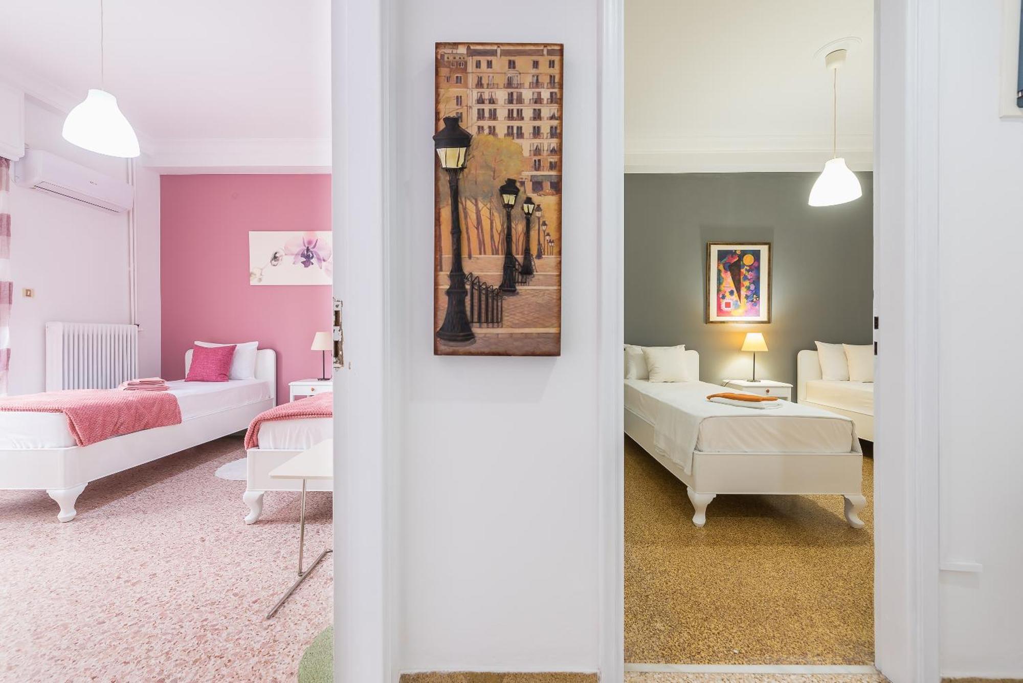 Private Rooms Athens - Shared Bathroom Rom bilde